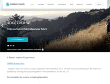 Tablet Screenshot of loringward.com